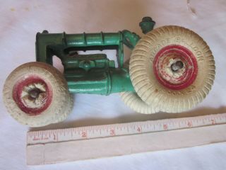Antique Cast Iron Toy Tractor - Arcade,  284 L - Green Paint,  5 1/4 " Long