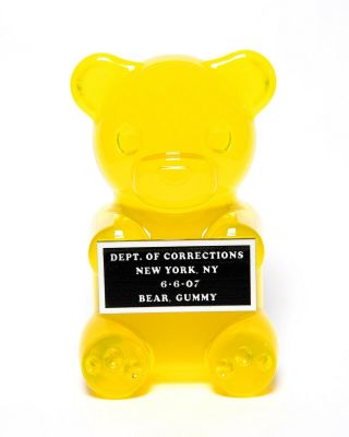 Whisbe Vandal Gummy Bear Yellow Sculpture Extremely Rare Limited
