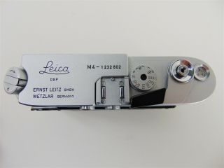 Vintage Leica M4 35mm Rangefinder Film Camera Body Only No.  1232802 6