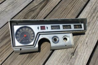 Vtg 1963 Dodge Dart Cluster Speedometer Gauges Oem Mopar Gasser Drags