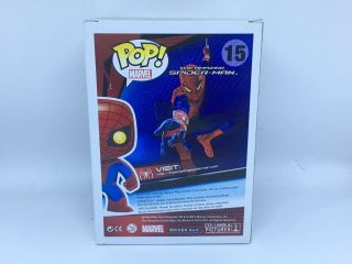 Funko Pop Marvel The Spider - Man 15 2012 SDCC Metallic LTD 480 Grail Rare 3