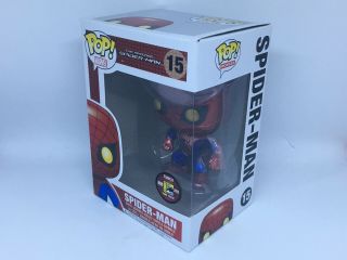 Funko Pop Marvel The Spider - Man 15 2012 SDCC Metallic LTD 480 Grail Rare 8