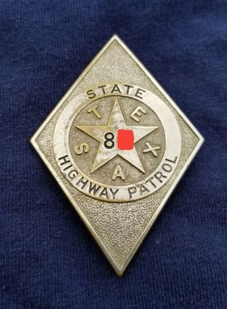 Vintage 1st Issue Texas Highway Patrol Badge State Police