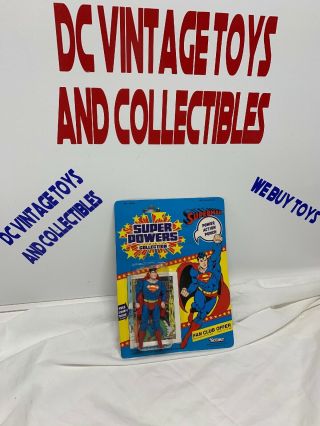 Vintage Kenner Powers Superman 1985 23 - Back