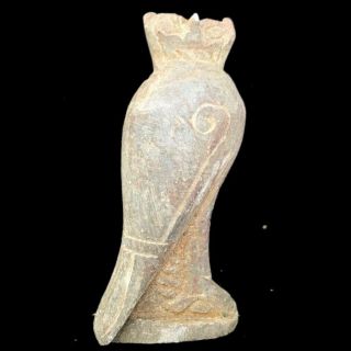 Ancient Egyptian Owl Statue,  Late Period 664 - 332 Bc (5)