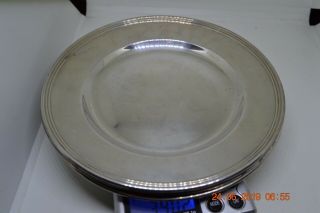 Vintage Sterling Silver 4 Plates International & Gorham Scrap Or Use 339.  9 Grams