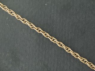 Old Vintage Antique 10 Karat Yellow Gold Chain Pocket Watch Fob With Clasp