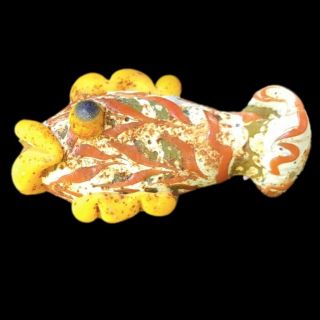 Very Rare Large Phoenician Glass Fish 300bc Quality (5)