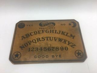 Antique Vtg 1920’s William Fuld Baltimore Wood Ouija Board Directions On Back