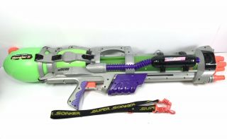 Vintage 1999 Soaker Monster X Charger 36 " Water Gun Larami