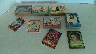 Vintage 1977 Topps 236 Star Wars Cards Series 1 - 2 - 3 - 4 - 5 No Duplicates Exc/nrmint