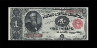 1891 United States Treasury Note $1 " Rare " ( (gem Unc))