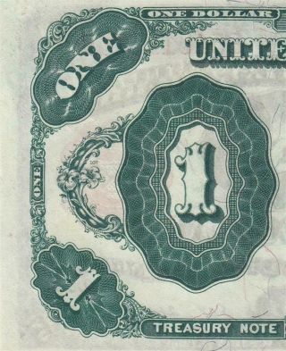 1891 UNITED STATES TREASURY NOTE $1 