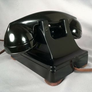 Western Electric 302 Antique Vintage Desk Telephone 8/53 4