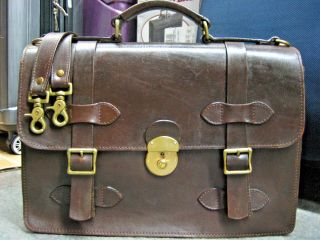 FOSSIL - Vintage saddle - Leather - Messenger - Travel - Briefcase laptop shoulder 2