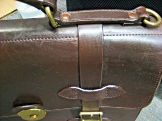 FOSSIL - Vintage saddle - Leather - Messenger - Travel - Briefcase laptop shoulder 3
