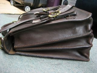 FOSSIL - Vintage saddle - Leather - Messenger - Travel - Briefcase laptop shoulder 5