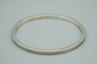 VTG Authentic Georg Jensen Sterling Silver Bangle Bracelet 296 3