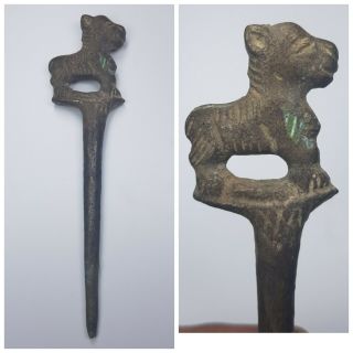 Very Old Backtrian Bronze Hair Pin