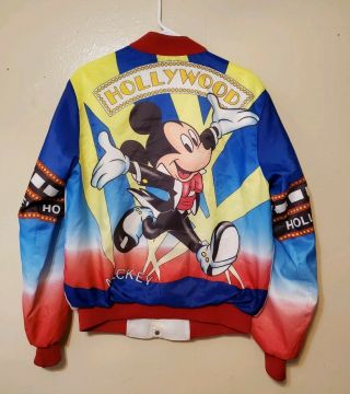 Vtg Chalk Line Disney Mickey Mouse Hollywood Logo Fanimation Jacket Sz M Rare