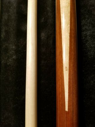 Tim Scruggs Rare 4 point Sneaky Pete Pool Cue with early logo & shaft 5