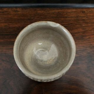 Japanese Mashiko type sake cup or tea bowl by Shimaoka Tatsuzo 6