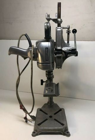 Vintage Sears Craftsman Crown Logo Drill Press Stand W1/2 Craftsman Drill 5/8hp