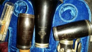 Vintage Buffet R13 clarinet in silver,  Chadash barrel,  Vandoren B44 mouthpiece 3