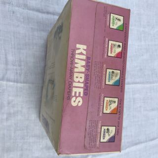 Kimbies Vintage 1972 12 CT BOX Toddler Disposable DIapers 4