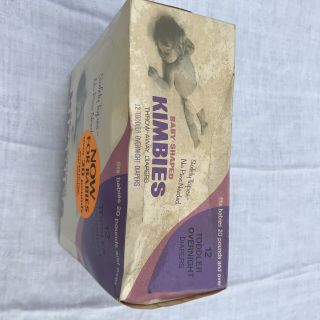 Kimbies Vintage 1972 12 CT BOX Toddler Disposable DIapers 5