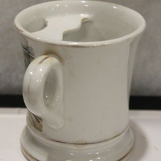 Vintage The Race Of The Century Horse Racing Mustache Cup / Shaving Mug 3