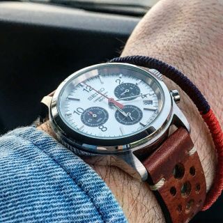 Seiko Ssb003 Very Rare Meca - Quartz Panda Chronograph 6t63