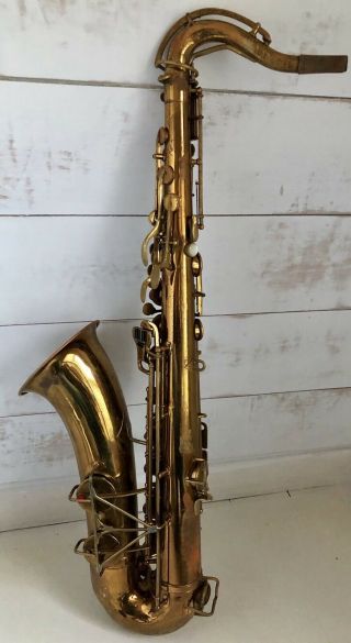 Vintage Bundy Selmer Elkhart Tenor Saxophone S/n 21502