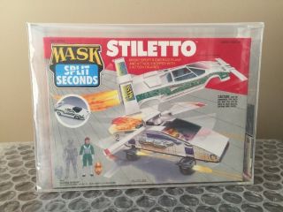 Vintage Kenner M.  A.  S.  K.  Stiletto Case Fresh - - Stunning Afa 85