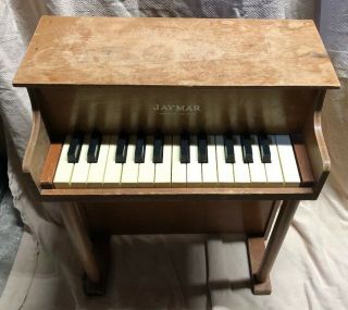 Vintage 1950’s Jaymar Child / Children’s Upright Piano Toy 25 Key Dr - 05 - 40