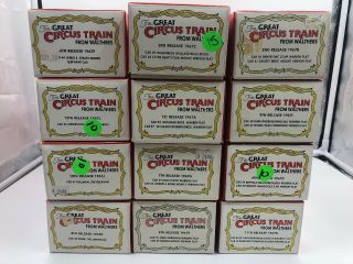 Vintage Walthers The Great Circus Train Set Of 12 Ho Scale
