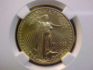 1992 Tough Date $25 American Gold Eagle - Ngc Ms 69 Gorgeous Rare Coin