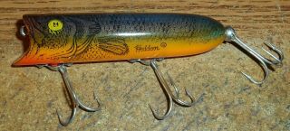 Vintage Heddon Lucky 13/ultra Rare Natural Pumpkinseed Color/very