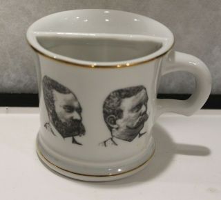 Vintage " Styles Of Beards " Mustache Cup/shaving Mug