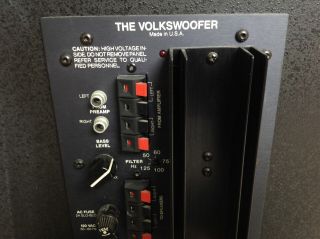 Vtg M&K Miller & Kreisel Volkswoofer - 1B 12 