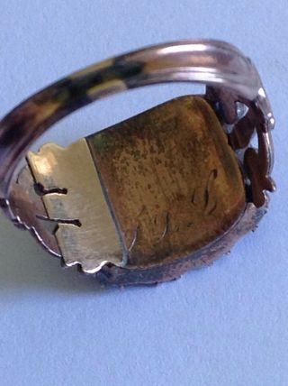 Georgian 9ct Gold Flat Cut Garnet Ring In Georgian Ring Box Circa 1820 4