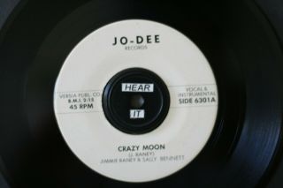 Jimmie Raney & Sally Bennett " Crazy Moon " Rare Blues On Jo - Dee (vg, ) Listen