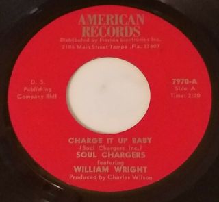 Soul Chargers - Charge It Up Baby - American Records 7970 - Ultra Rare Funk 45