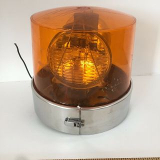 Vintage Federal Signal Corp Model 11 Twin Beacon Ray Light Amber Gumball Light 4