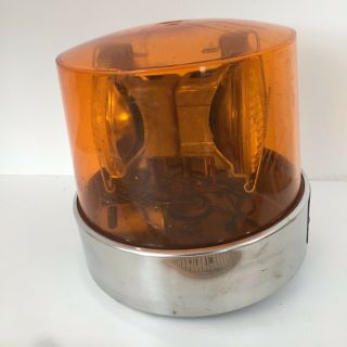 Vintage Federal Signal Corp Model 11 Twin Beacon Ray Light Amber Gumball Light 5