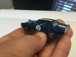 Redline Hotwheels 1970 Nitty Gritty Kitty in Blue W/ Black Roof,  Rare 3