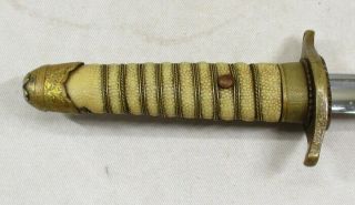 A177: SAMURAI KATANA,  REAL Japanese military short sword,  Saber,  Dagger TANKEN 4