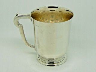 Antique Silver Pint Mug / Tankard Birmingham 1937 – G Bryan & Co 359g