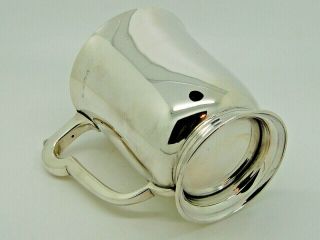 Antique Silver Pint Mug / Tankard Birmingham 1937 – G Bryan & Co 359g 6