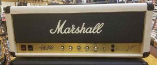Marshall Vintage 1982 Jcm 800 50 Watt Amp Head White Model 2204